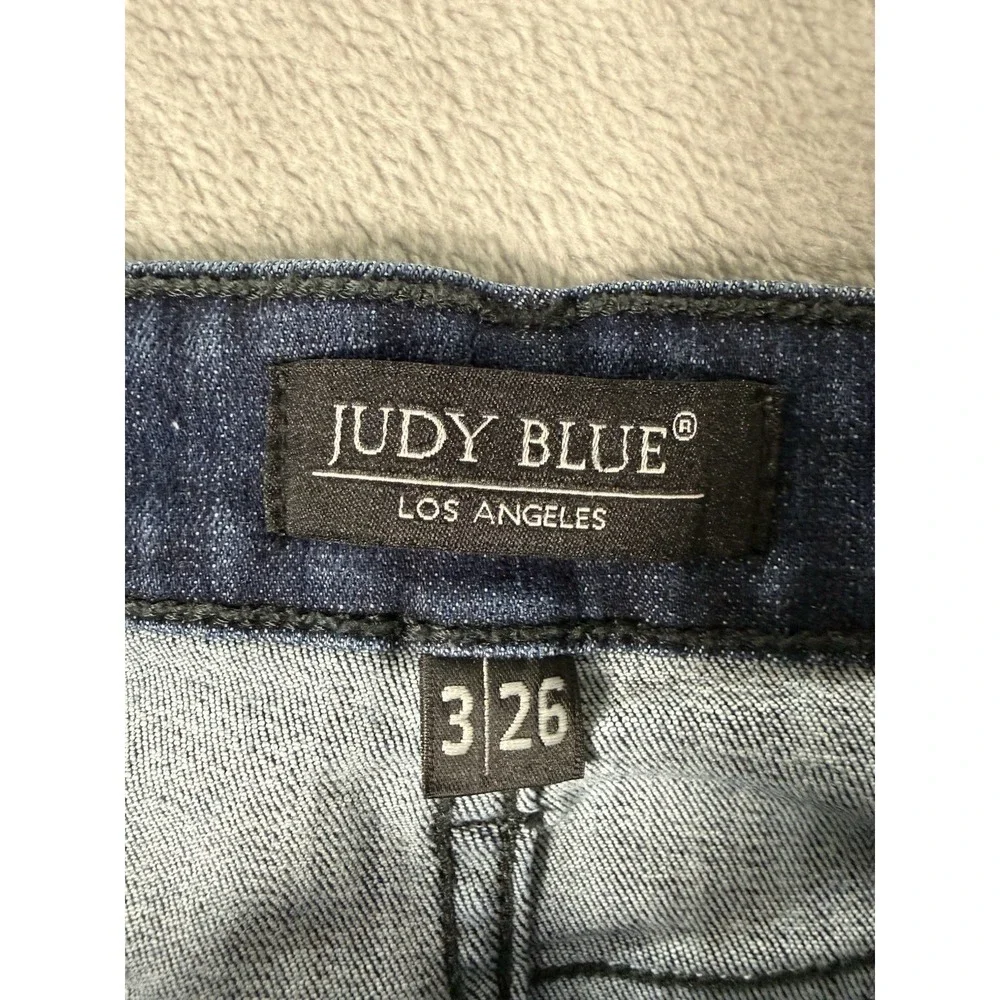 Judy Blue Jeans‎ Womens 3/26 Blue Denim Skinny Fit Dark Wash